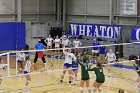 Volleyball vs Babson  Wheaton Women's Volleyball vs Babson College. - Photo by Keith Nordstrom : Wheaton, Volleyball, VB